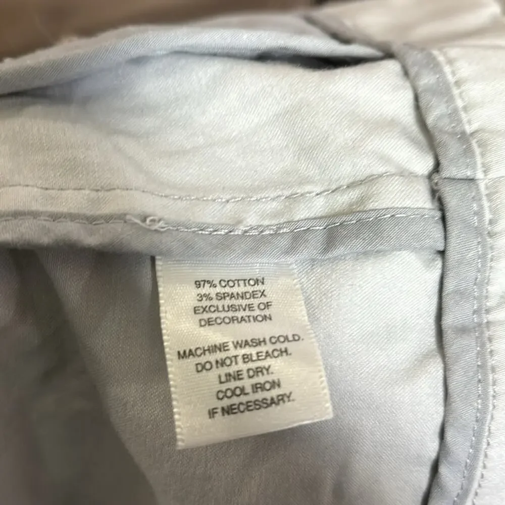 White House Black Market Cream Button-Front Blazer Jacket - Picture 6 of 7